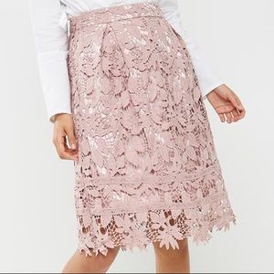 LACE OVERLAY FULL MIDI SKIRT BRAND NEW